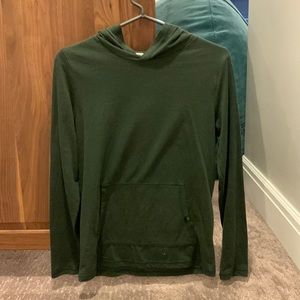 Threads 4 Thought Hooded Shirt-Good Condition-XS-Olive Green
